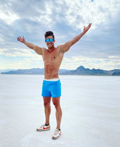 Model Nick Topel in Aronik Mens Swimwear