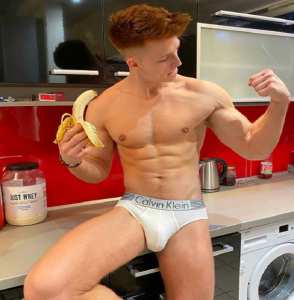 Model Nils Tatum In Calvin Klein Mens Brief Underwear
