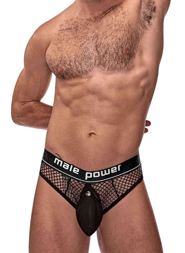 Cock Pit Net Cock Ring Thong 