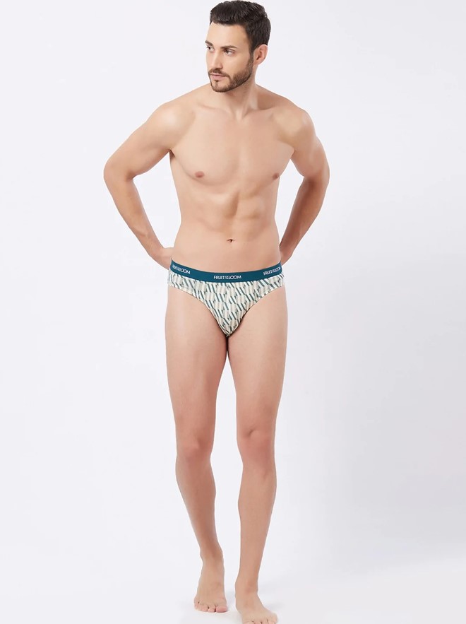 Fruit of the Loom MHB13 Better Basics Printed Cotton Men's Hip Brief - Men's Briefs