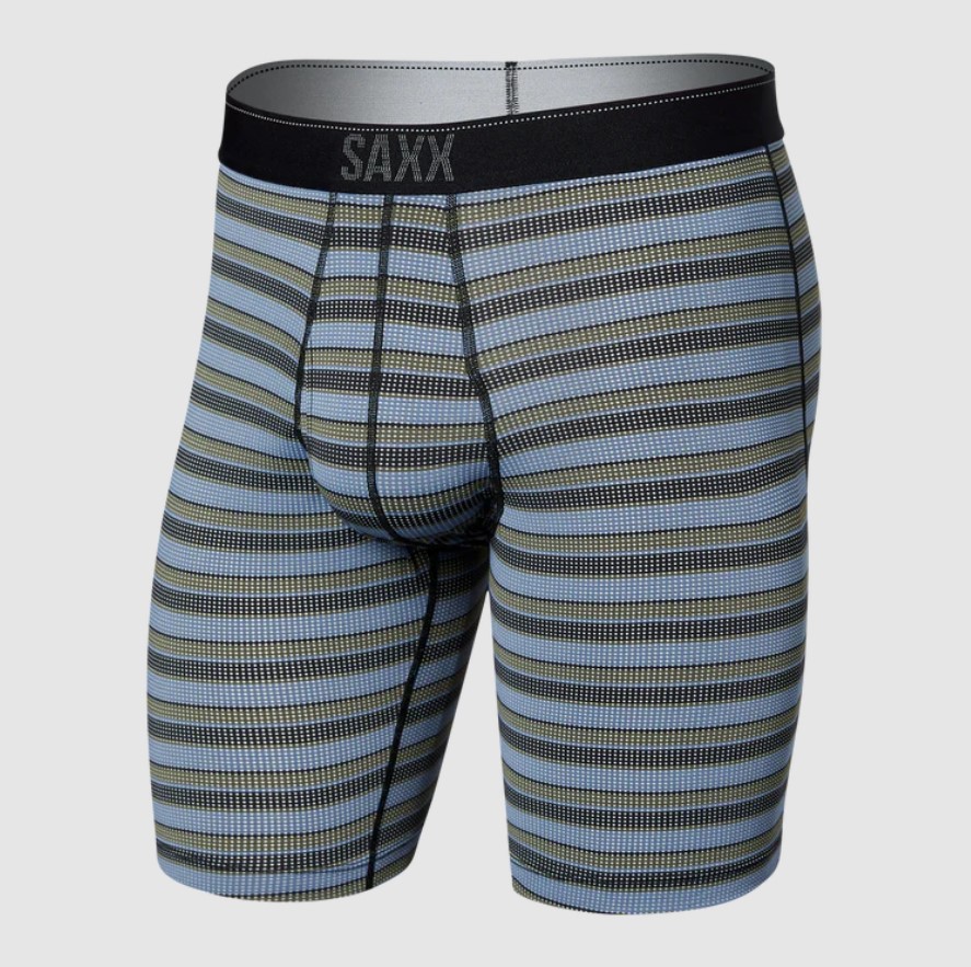 Quick Dry Mesh Long Leg /
Solar Stripe- Twilight - Men's Underwear