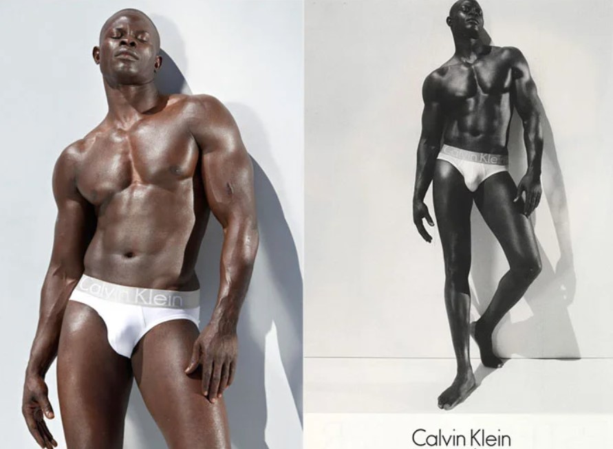 Djimon Hounsou - men's underwear model