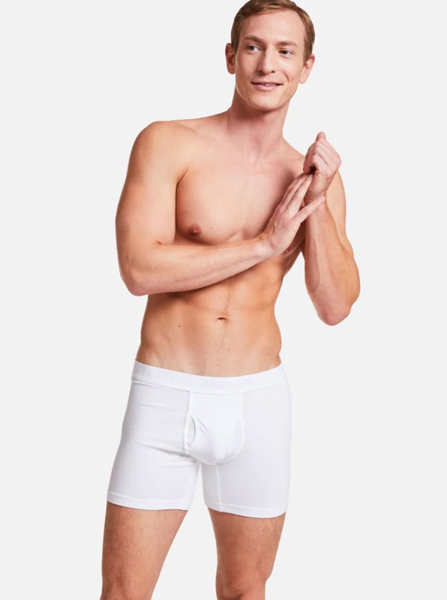 BOXER BRIEF "CLASSY CLAUS" WHITE - Men's Sexy Underwear