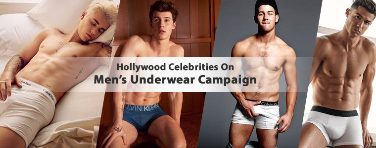 Hollywood Celebrities On Men's Underwear Campaign