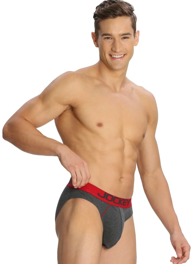 Super Combed Cotton Rib Solid Brief - Jockey briefs