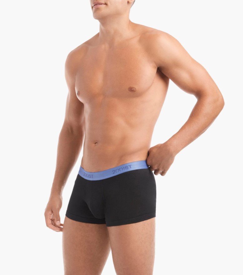 ESSENTIAL COTTON NO-SHOW TRUNK 3-PACK - 2xist trunks