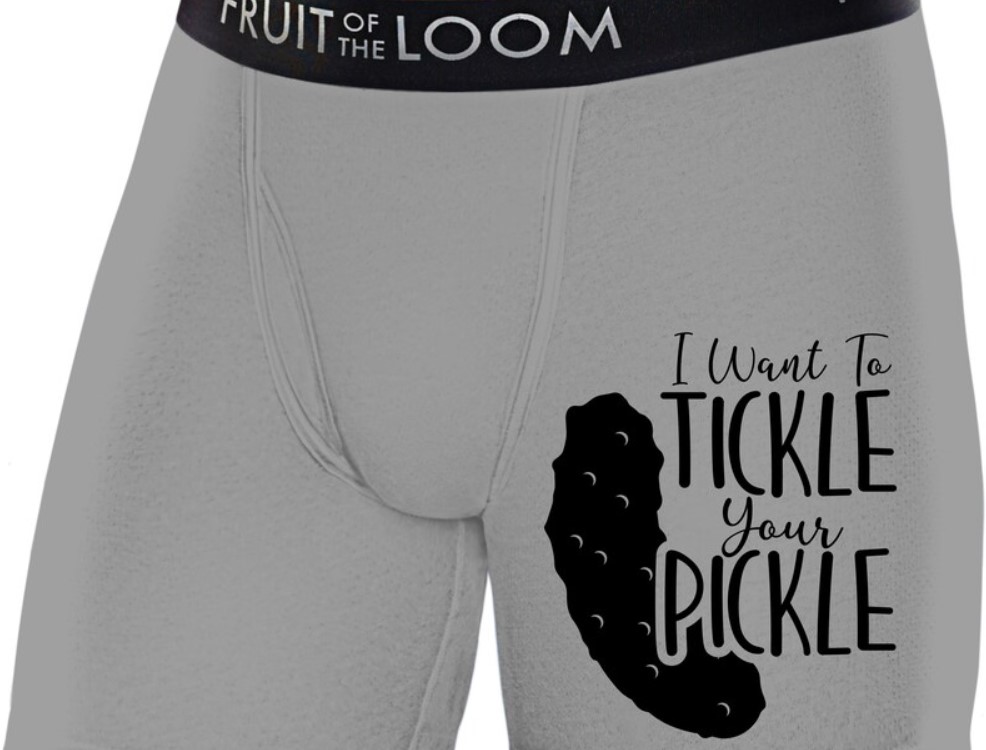 Tickle Your Pickle Mens Boxer Briefs, Funny Underwear - Men's Underwear