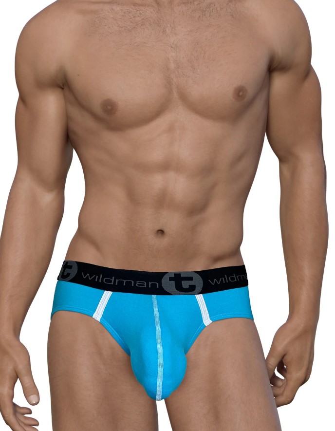 WildmanT Modal Big Boy Pouch Brief Baby Blue