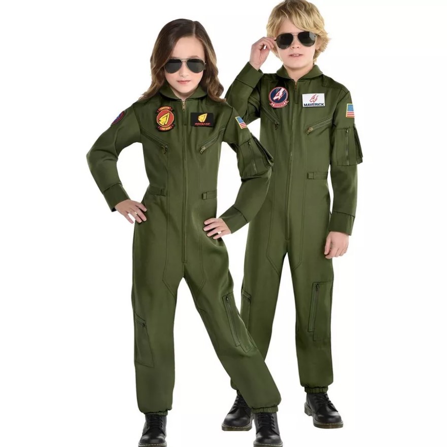 Maverick Flight Suit Costume for Kids - Top Gun 2
