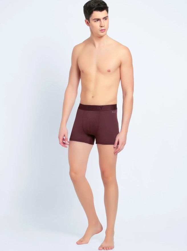 Men's Soft Touch Microfiber Elastane Stretch Solid Trunk with Ultrasoft Waistband - Port Royal
