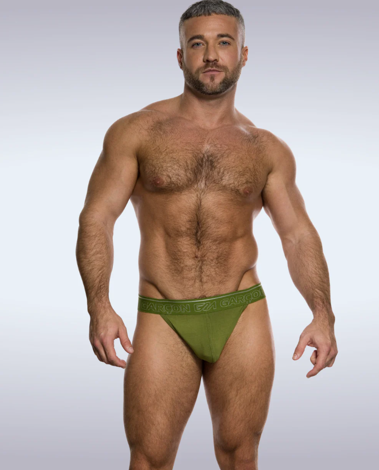 Khaki Bamboo Thong 