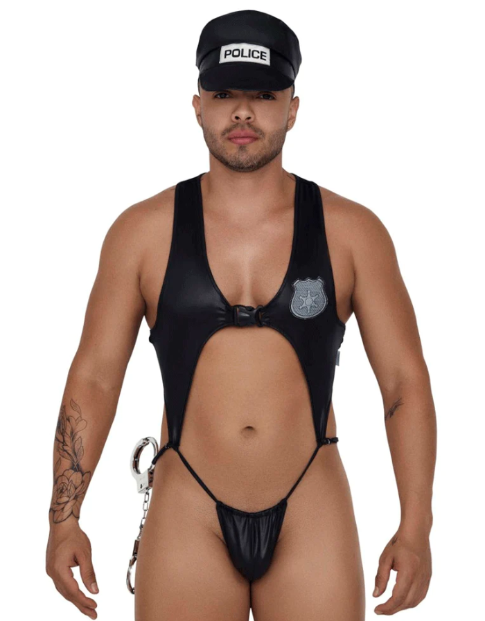 Candyman 99689 Police Outfit Black
