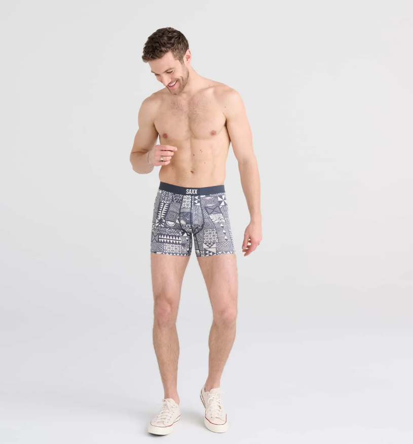 VIBE 2-PACK
SUPER SOFT
Boxer Brief / Beachy Woodblocks/Navy