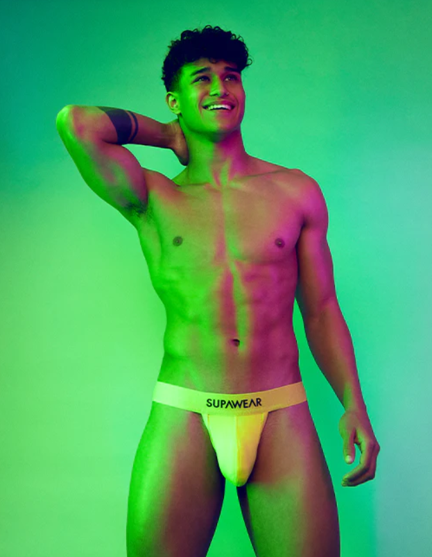 Neon Thong Underwear - Cyber Lime
