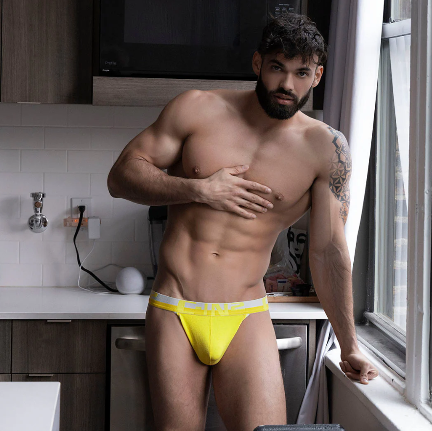 Mesh Thong Yaron Yellow
