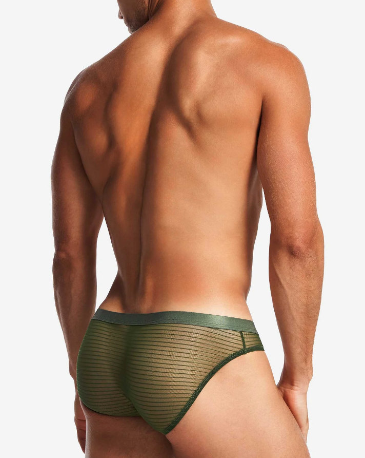 MANUEL SHEER BIKINI BRIEF - VERDE
